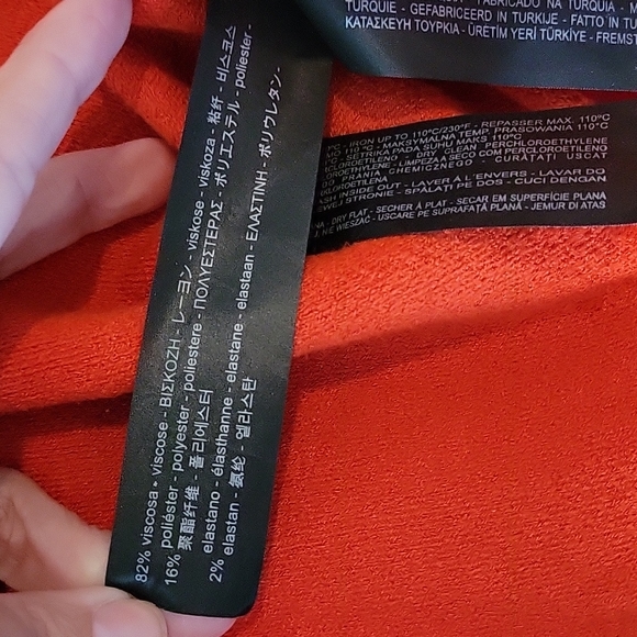 Zara 80s retro orange sweater Medium - Picture 8 of 9